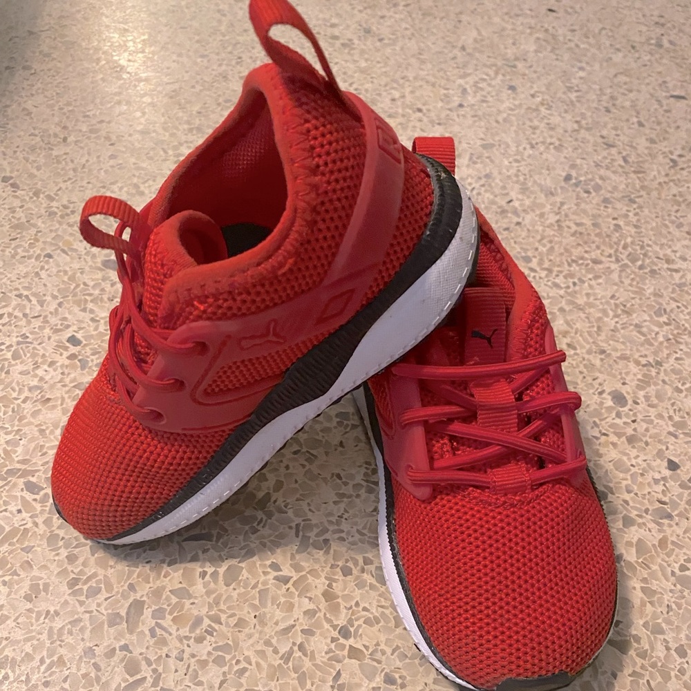 Puma Baby/toddler red shoes - 6C